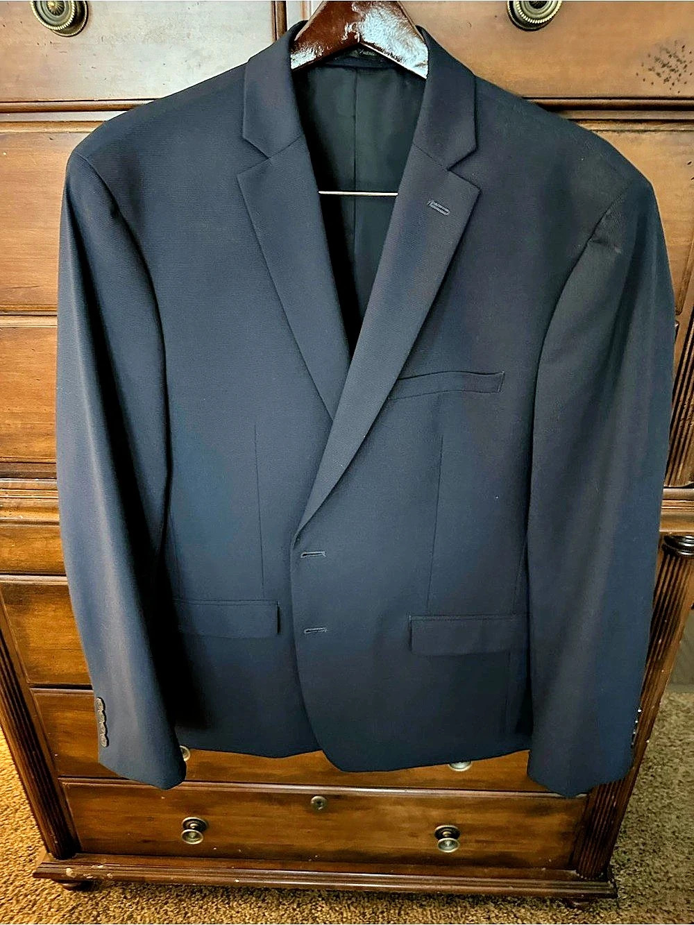 Van Heusen Flex Slim Fit Black Slim Fit Blazer Like New